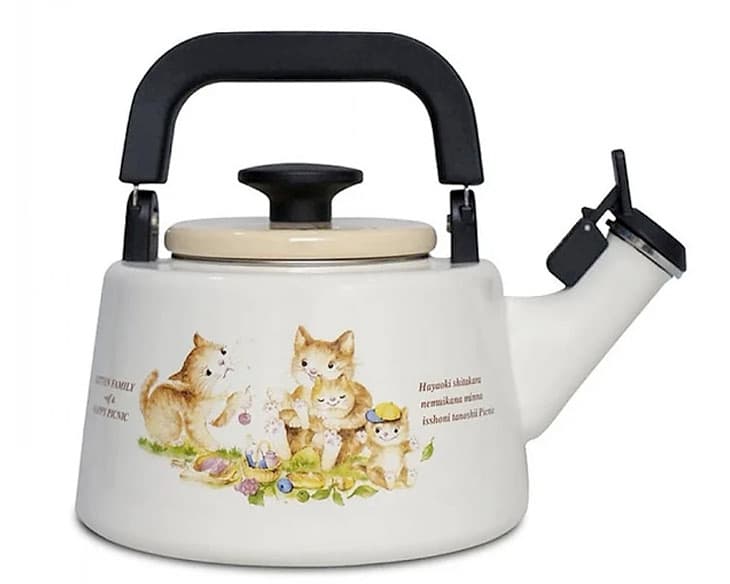 Ấm đun tráng men Fujihoro KIT-2.2WK