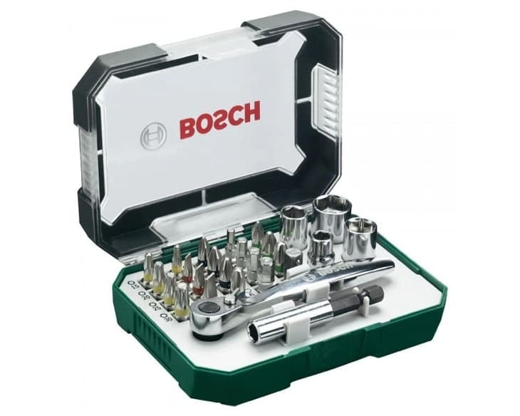 Bộ dụng cụ mở ốc vít 26 món Bosch 2607017322