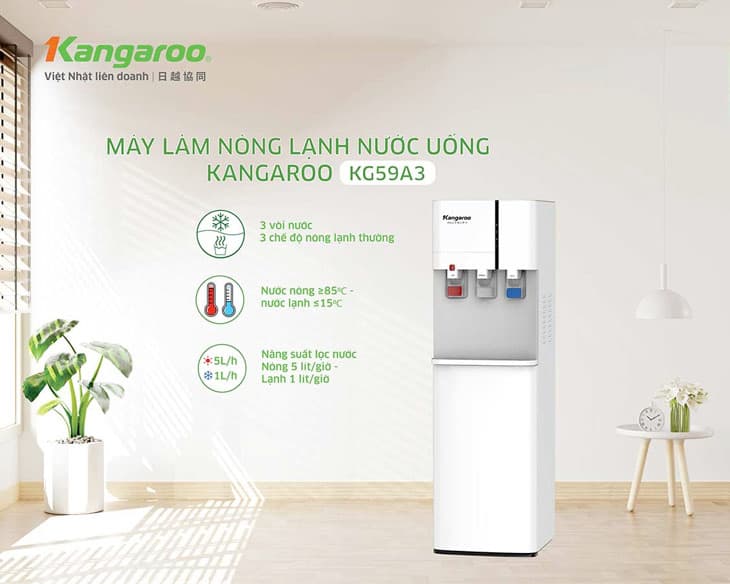 Cây nước nóng lạnh Kangaroo KG59A3