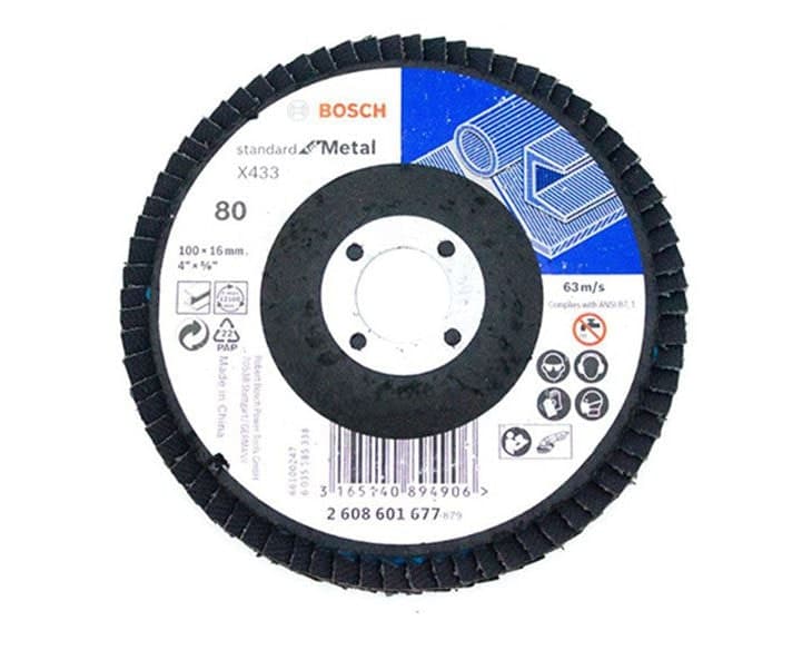 Đĩa nhám xếp Bosch ALOX P80 100MM (2608601677)