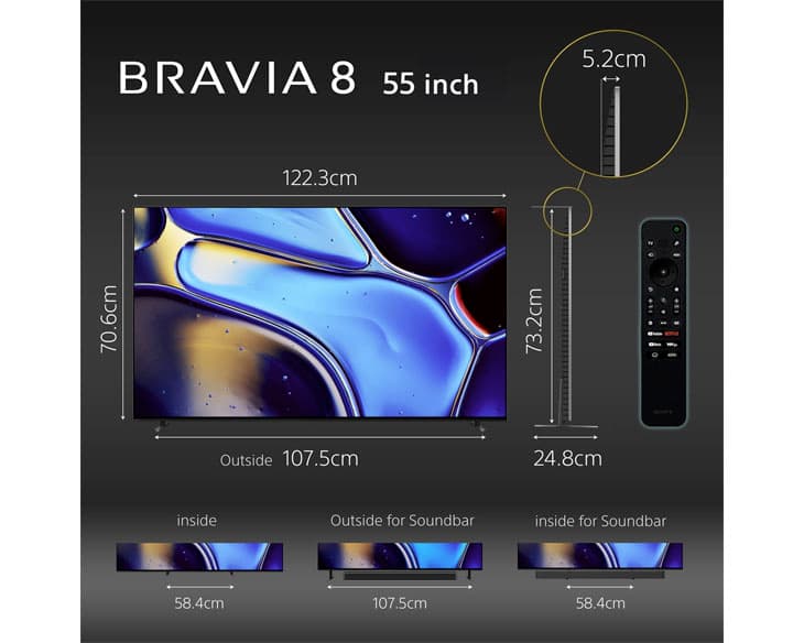 Google Tivi OLED Sony 4K 55 inch K-55XR80