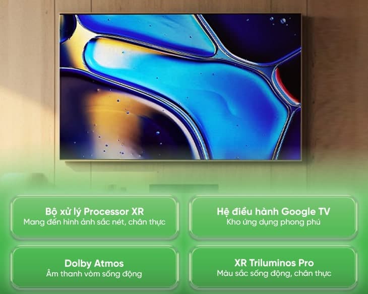 Google Tivi OLED Sony 4K 65 inch K-65XR80