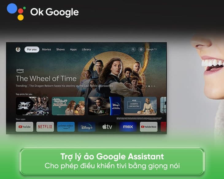 Google Tivi OLED Sony 4K 65 inch K-65XR80