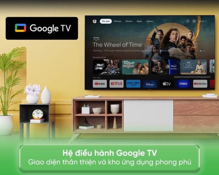 Google Tivi Sony 4K 55 inch K-55S30