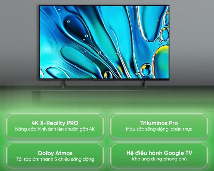 Google Tivi Sony 4K 75 inch K-75S30
