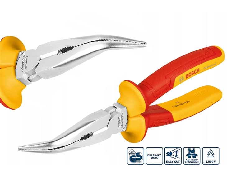 Kìm mỏ dài mũi cong Bosch VDE 200 1600A02NE4