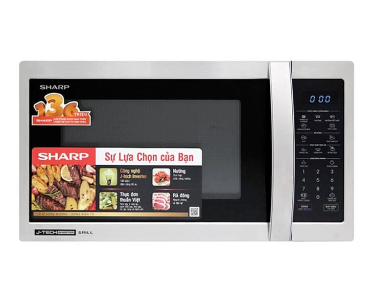 Lò vi sóng có nướng Sharp R-G52XVN-ST 25 lít
