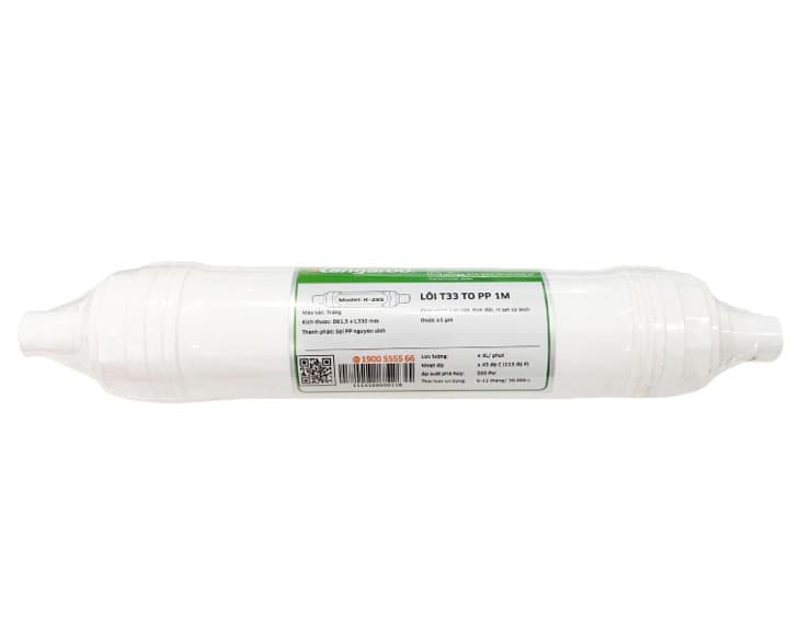 Lõi lọc Kangaroo T33 to PP 1M trắng sứ (XB)
