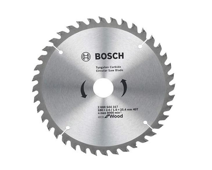 Lưỡi cưa gỗ Bosch 180×25.4mm T40 (2608644317)