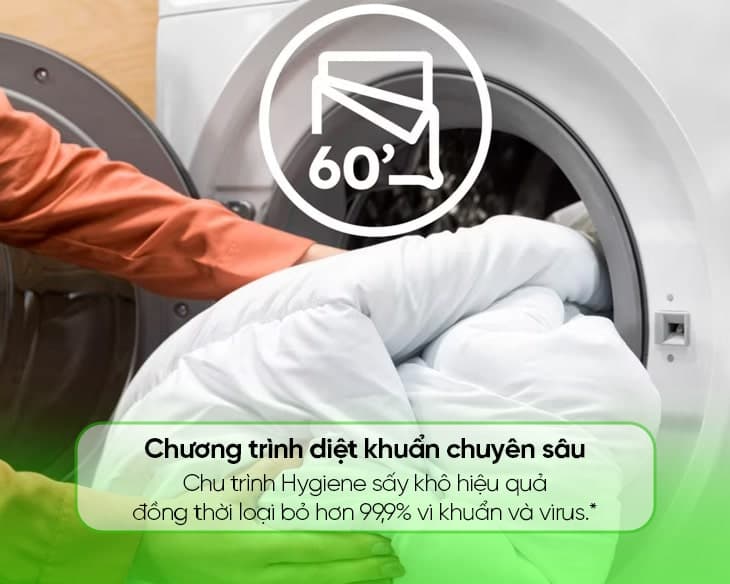 Máy Giặt Sấy Electrolux 13/9 kg EWW1343R7WC