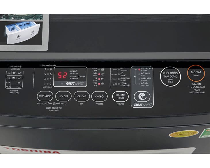 Máy Giặt Toshiba 9 kg AW-M1000FV(MK)