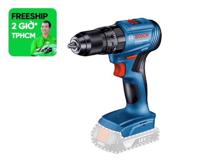 Máy khoan vặn vít pin Bosch GSB 185-LI (SOLO)