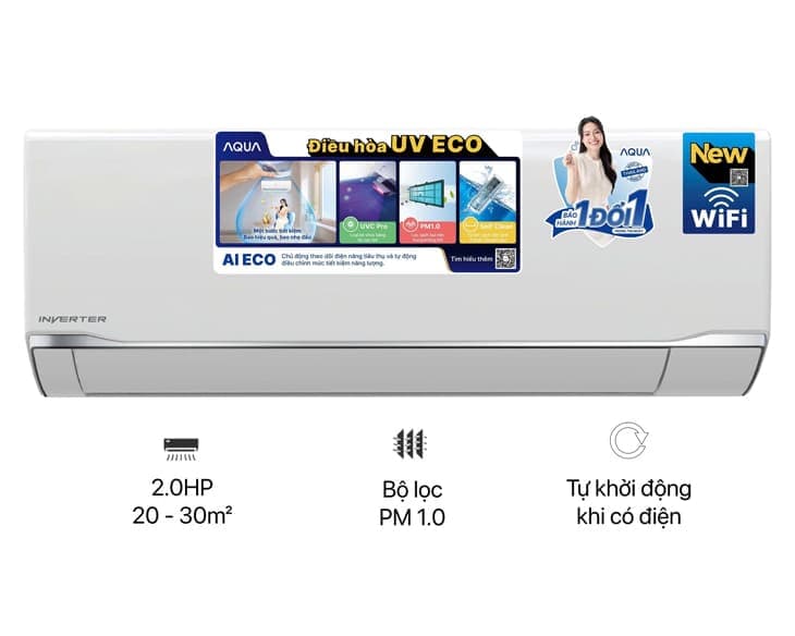Máy lạnh Aqua Inverter 2 HP AQA-RV18TA