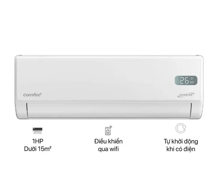 Máy lạnh Comfee Inverter 1 HP CFS-10VGXF