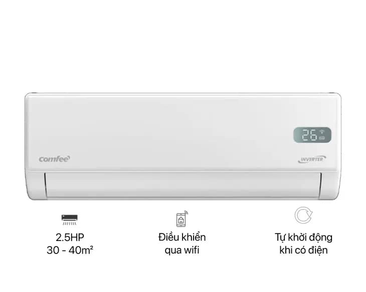 Máy lạnh Comfee Inverter 2.5 HP CFS-25VGXF