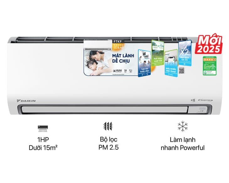 Máy lạnh Daikin Inverter 1 HP FTKB25ZVMV