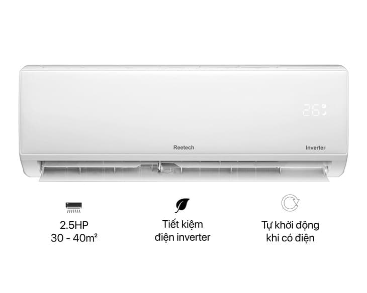 Máy lạnh Reetech Inverter 2.5 HP RTV24
