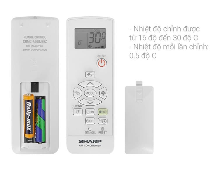 Máy lạnh Sharp Inverter 2 HP AH-X18ZEW