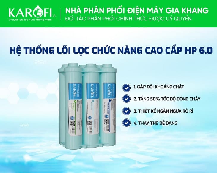 Máy lọc nước để gầm Karofi KAQ-U05 Pro