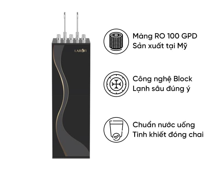 Máy lọc nước nóng lạnh Karofi KAD-D66S PRO