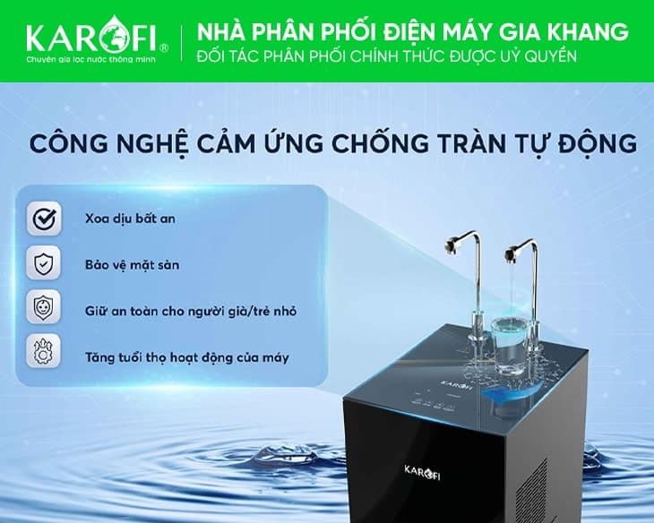 Máy lọc nước nóng lạnh Karofi KAD-N89