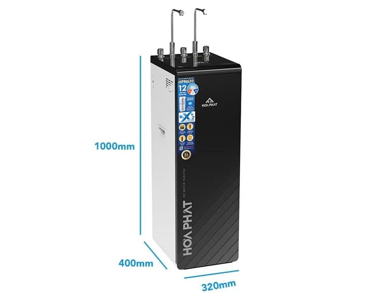 Máy lọc nước nóng nguội lạnh Hòa Phát HPN639