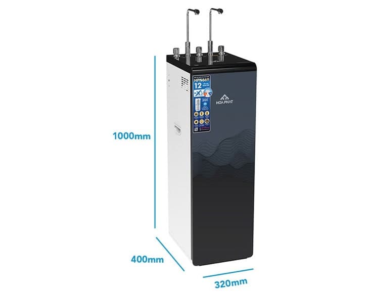 Máy lọc nước nóng nguội lạnh Hòa Phát HPN669