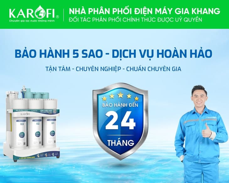 Máy lọc nước RO Karofi KAQ-U95 PRO