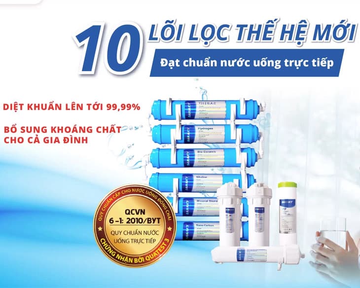 Máy lọc nước Sanaky VH-6210VD