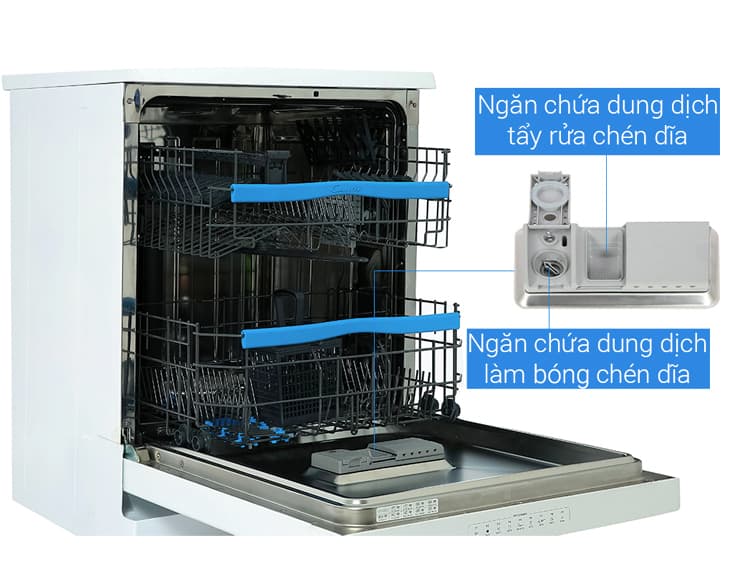 Máy rửa chén độc lập Candy CDPN 4D620PW/E