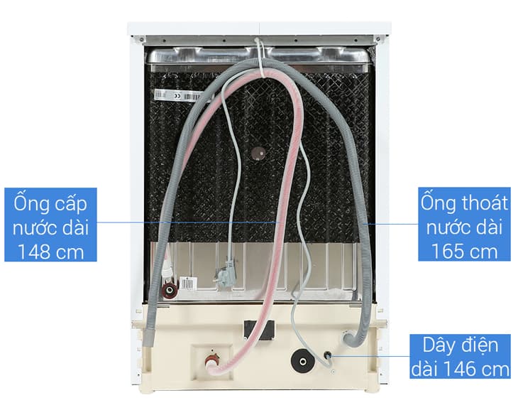 Máy rửa chén độc lập Candy CDPN 4D620PW/E
