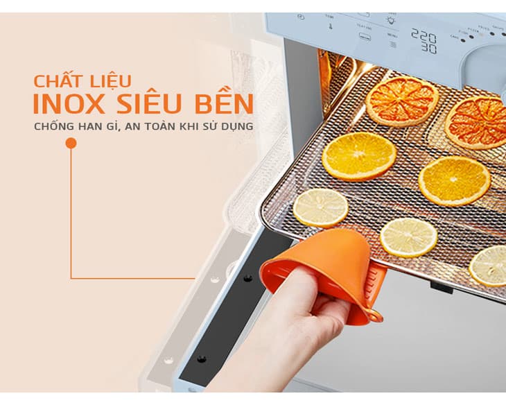 Nồi chiên không dầu 14.5 lít UNIE UNSKYBLUE