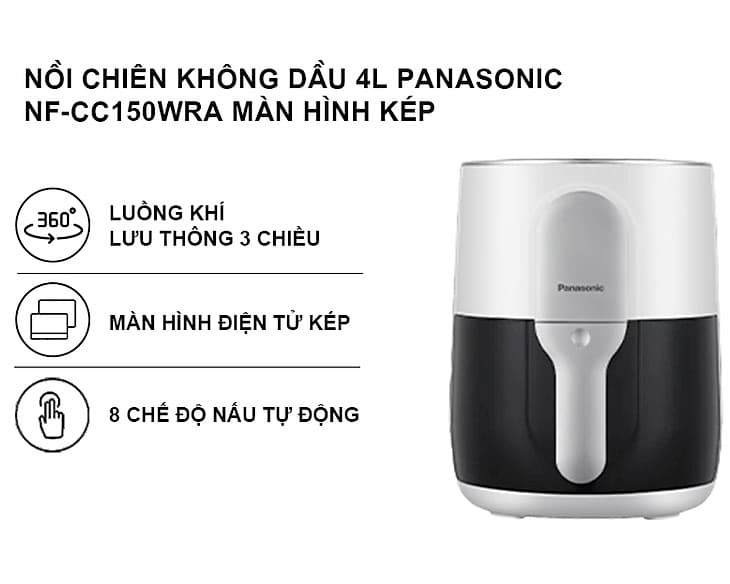 Nồi chiên không dầu Panasonic NF-CC150WRA