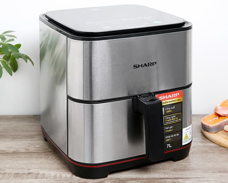 Nồi chiên không dầu Sharp KF-AF70EV-ST 7 lít