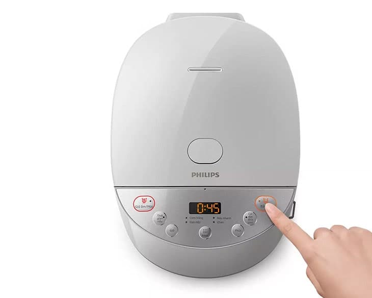 Nồi cơm điện tử Philips 1.8 lít HD4515/69
