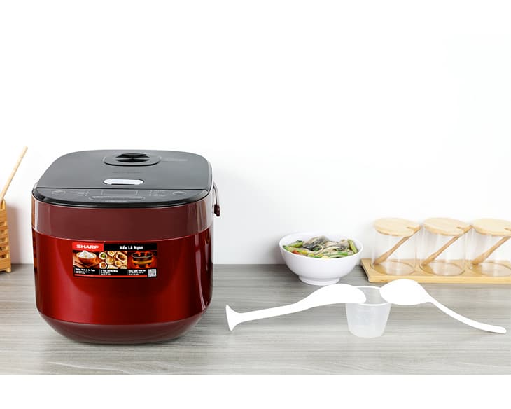Nồi cơm điện tử Sharp 1.8 lít KS-COM194EV-RD