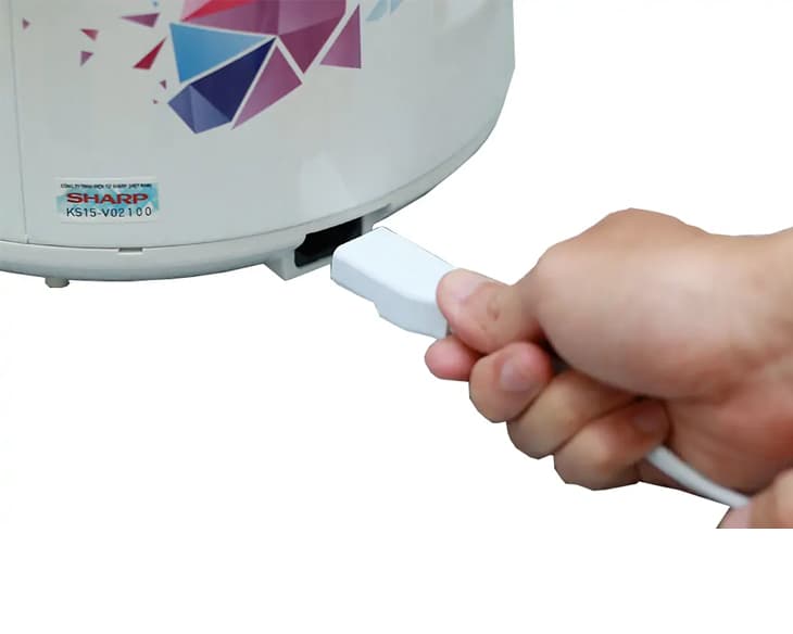 Nồi cơm nắp gài Sharp 1.8 lít KS-18TJV