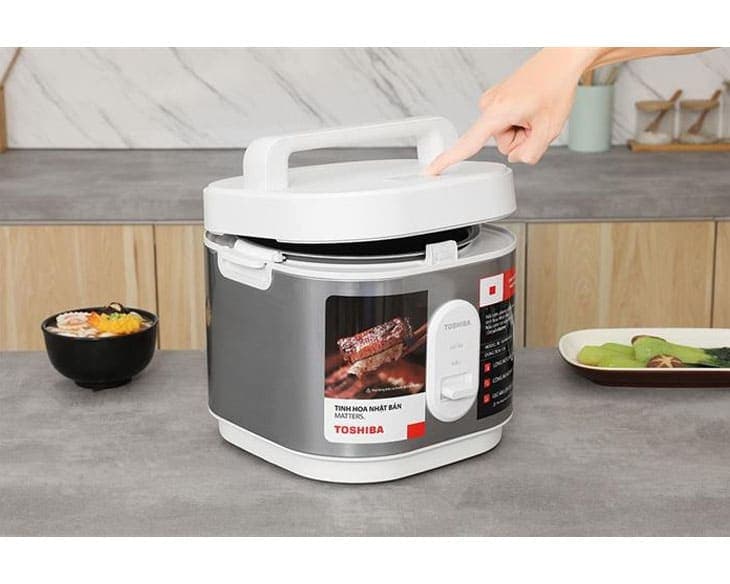 Nồi cơm nắp gài Toshiba 1 lít RC-10JRUVN(W)