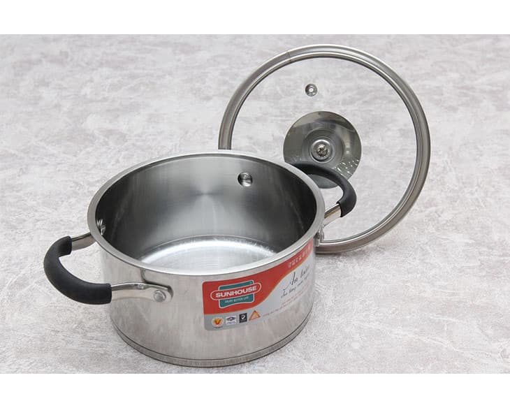 Nồi inox 3 đáy Sunhouse SHG24316