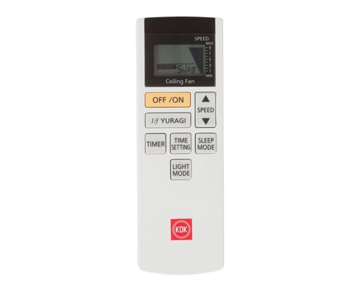 Quạt trần KDK 5 cánh DC inverter U60FW(WH)
