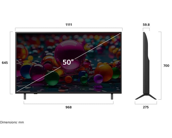 Smart Tivi LG AI 4K 50 Inch 50UA8450PSA