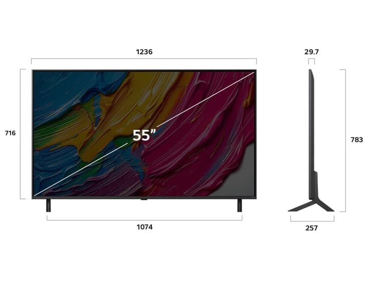 Smart Tivi LG QNED AI 4K 55 Inch 55QNED80ASA