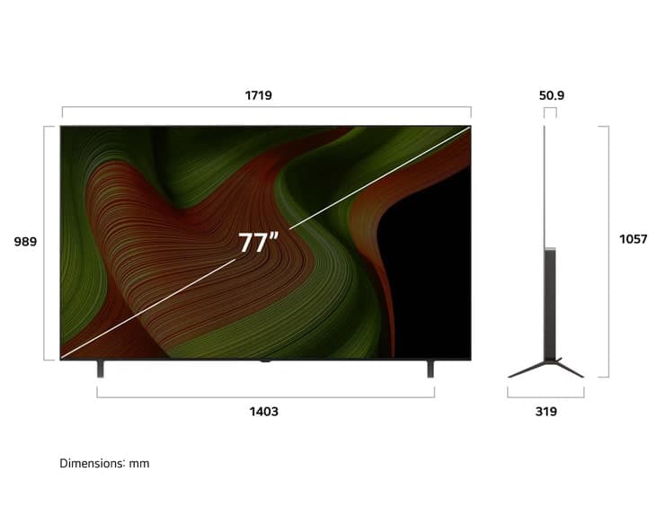 Smart Tivi OLED LG AI 4K 77 inch OLED77B5PSA
