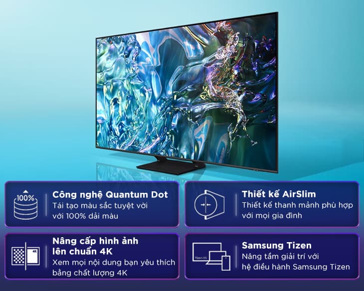 Smart Tivi QLED Samsung 4K 85 Inch QA85Q60DA