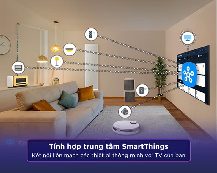 Smart Tivi QLED Samsung 4K 85 Inch QA85Q60DA