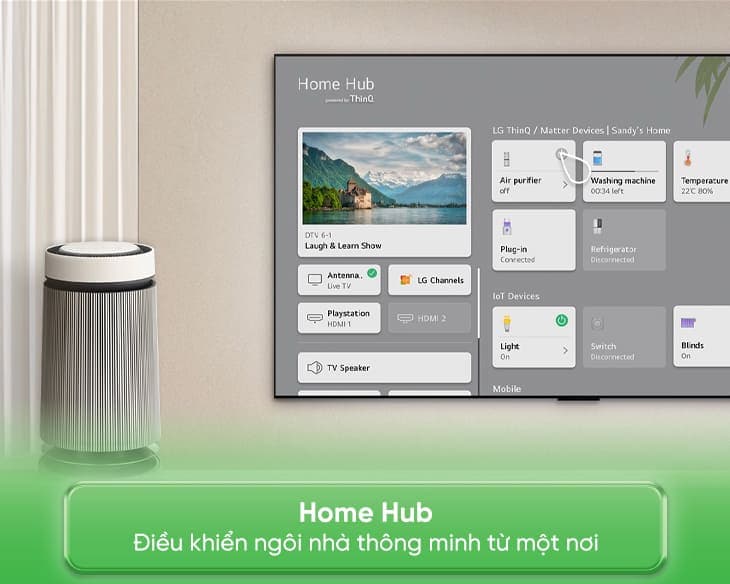Smart Tivi QNED LG 4K 50 Inch 50QNED80TSA