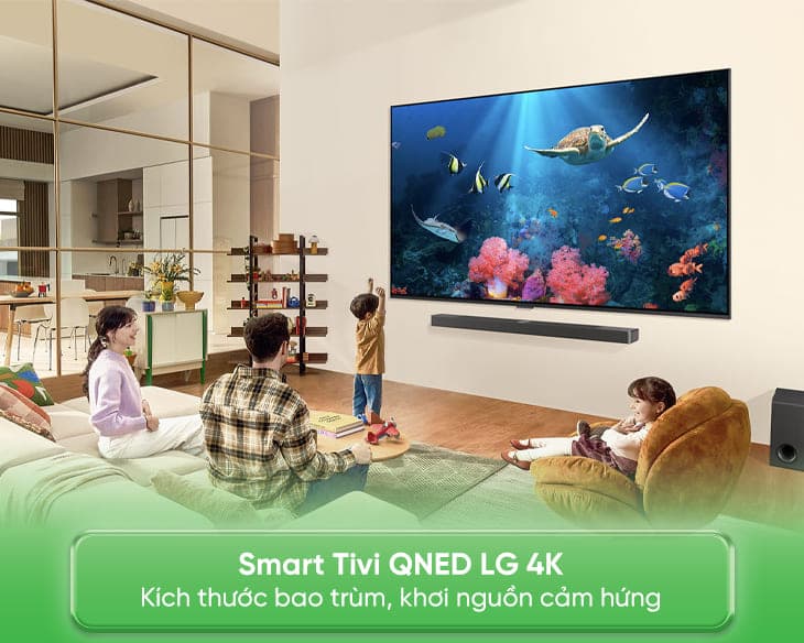 Smart Tivi QNED LG 4K 50 Inch 50QNED80TSA