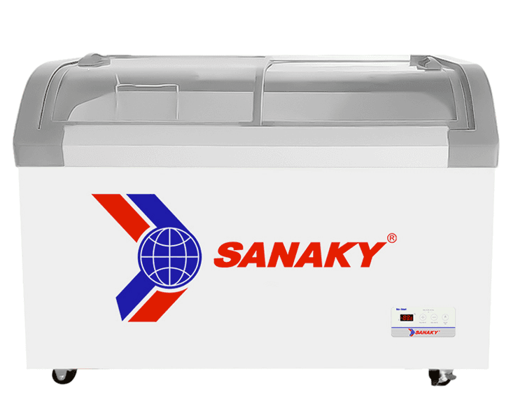 Tủ Đông Kính Cong Sanaky 350 Lít VH-482KB