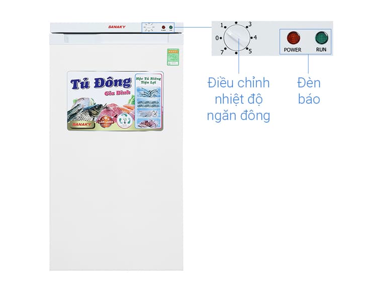 Tủ Đông Sanaky 118 Lít VH-160VD