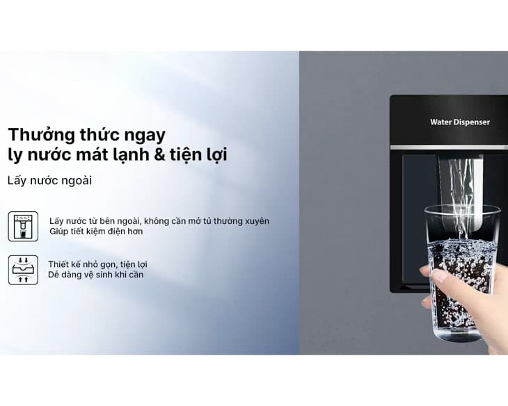 Tủ lạnh Aqua Inverter 292 Lít AQR-B360MA(WSL)